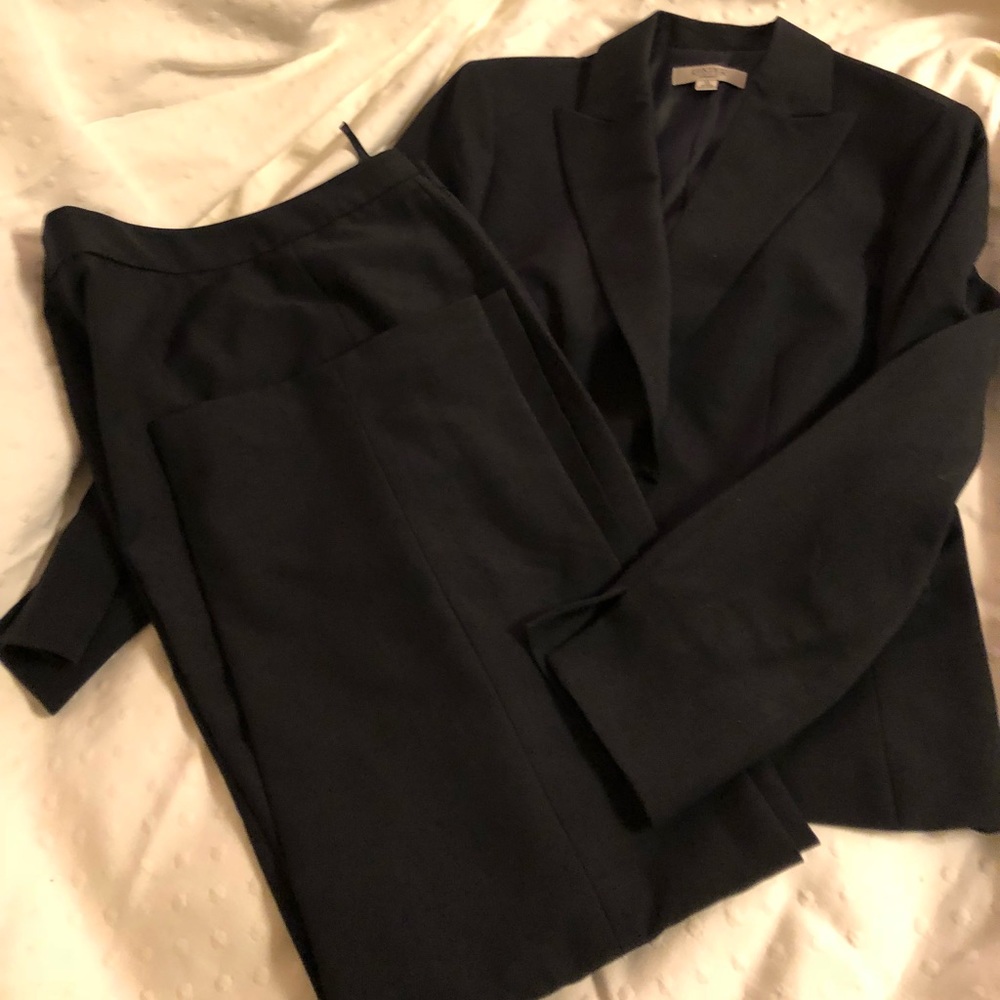 Kasper two piece business suit, black, size 14